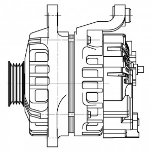Генератор для а/м Nissan Note (06-)/Micra (02-) 1.2i/1.4i (с 2006) 80A (LG 1405) LG1405 START VOLT