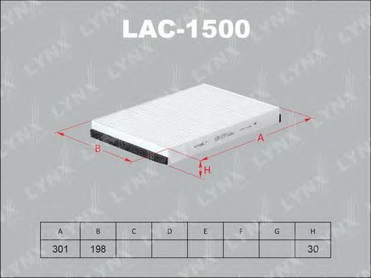 Фильтр салонный подходит для OPEL Astra G/Astra G Саbrio/Соuрe 98-09/Astra H / A LAC-1500 LYNXAUTO