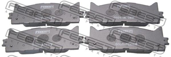 Колодки тормозные передние комплект 0101-ACV40F FEBEST