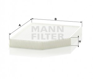 AUDI A4[B8] (2007>)/A5/S5 (2008>)/Q5 (2008>) НЕ УГОЛЬНЫЙ CU2450 MANN FILTER