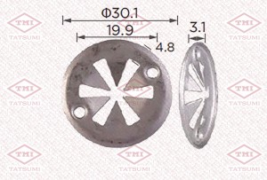 Клипса автомобильная [упаковка 10 штук] FORD TJB1179 TJB1179 TATSUMI