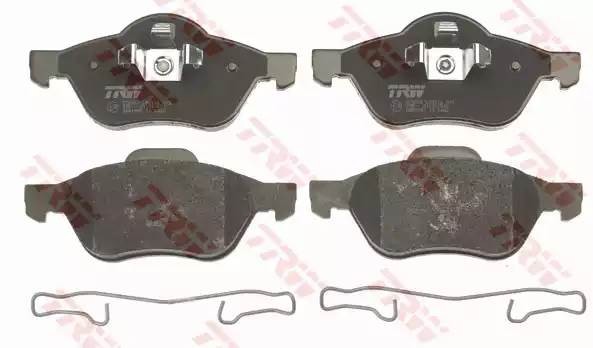 Колодки тормозные RENAULT Megane 2, Laguna 2, Scenic 2 передние (4шт.) TRW GDB1687 TRW