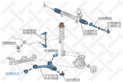 сайлентблок рычага пер.!\ MB W168 all 97> 8704024SX STELLOX