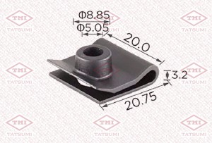 Клипса автомобильная [упаковка 10 штук] GENERAL MOTORS TJB1419 TJB1419 TATSUMI