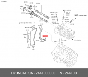 HYUNDAI SOLARIS/ACCENT IV (2010>) 2441003000 HYUNDAI KIA