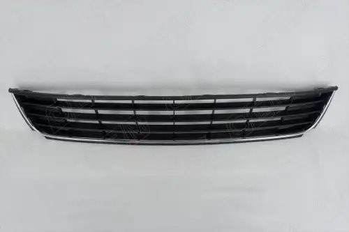 Решетка в бампер нижняя Volkswagen Polo sedan 5 2010-2015, под хромированную нак OEM3632 OEMPARTS