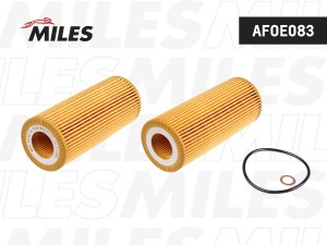 Фильтр масляный (вставка) BMW E46/E90/E60/X5 (E70)/X6 (E71) 2.5D-3.0D (FILTRON O AFOE083 MILES