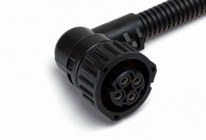 Разъем МАЗ,ГАЗ,УАЗ МАЗ угловой (4 провода, байонет) CARGEN AX5231 CARGEN