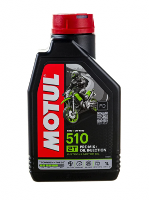 Масло моторное для 2-х тактных двигателей MOTUL 510 AS 2T п/синт.1л 104028 MOTUL