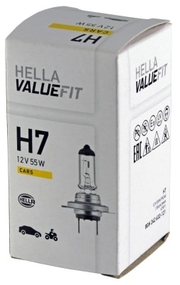 лампа! накаливания VALUEFIT, H7 12V 55W PX26d 8GH242632-121 HELLA