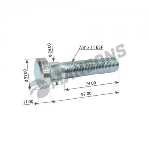 SCANIA 4/R 7/8" x 11 BSF L=96 100.595 MANSONS