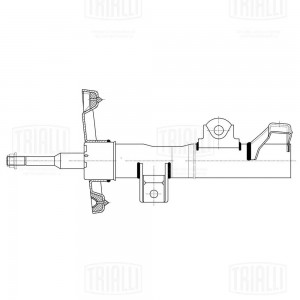 Амортизатор Mercedes C (W203) (00-) (стойка) перед. лев./прав. (AG 15058) AG15058 TRIALLI