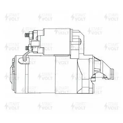Стартер для а/м Lifan Solano (08-)/X50 (15-) 1.6i/1.5i 1,4кВт LSt2703 LST2703 START VOLT