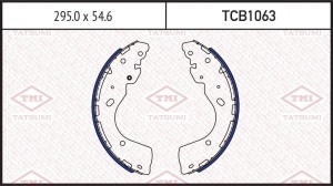 Колодки тормозные барабанные NISSAN Navara 05- TCB1063 TCB1063 TATSUMI