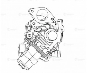 клапан рециркуляции!\Ford Mondeo (07-)/Citroen C5 (04-) LVEG 1007 LUZAR
