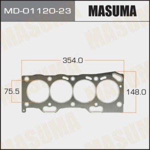 прокладка ГБЦ!\ Toyota Corolla 1.3/1.5 16V 4E-FE/5E-FE 90> MD-01120-23 MASUMA