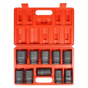 Набор головок ударных 1 78мм 10 пр. (22квадрат, 24-41мм) пласт. кейс. (ATAS081) ATAS081 AIRLINE