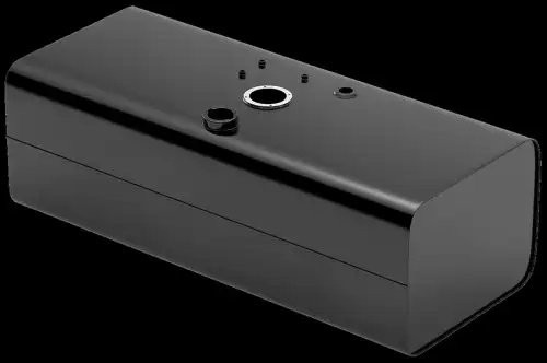 Бак топливный МАЗ 350л (450х600х1400) с комплектом для установки+РТИ (один флане BTD350MPK2OT BAKOR