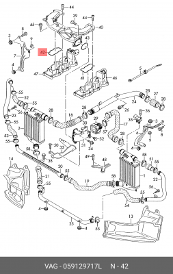 AUDI A5/S5 /VW TOUAREG 059 129 717 L VAG
