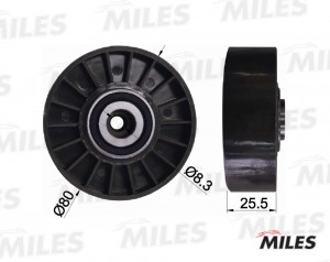 Ролик ремня приводного MERCEDES BENZ M102/OM601/VW LT (INA 531071810) AG03083 AG03083 MILES