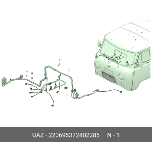 ЖГУТ КМПСУД УАЗ-3741 С 2016 Г. 220695372402285 UAZ UAZ