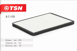 фильтр салона!VW Passat/VR6 1.6-1.9TD/TDi 94-97 9.7.170 TSN