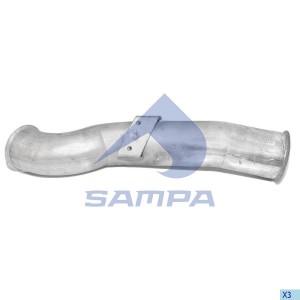 Труба выхлопная глушителя SCANIA SAMPA 041243 SAMPA