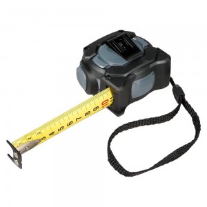 Рулетка в прорезиненном корпусе 5мх25мм PRO, автостоп, дв.магнит.зацеп, нейлон.д ATBQ020 AIRLINE