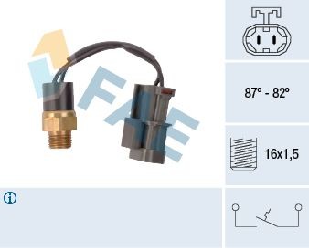 датчик включения вентилятора!\ Nissan 100NX/200SX/Primera/Sunny 1.6-1.8i 87-95 37760 FAE