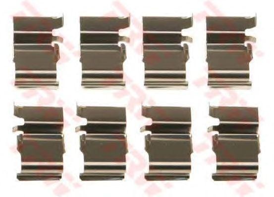 Ремкомплект для задн колодок TOYOTA LAND CRUISER 90, 120, 150 PFK439 PFK439 TRW