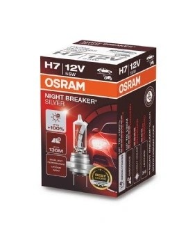 Лампа 12V H7 55W PX26d +100% Night Breaker Silver OSRAM 64210NBS OSRAM