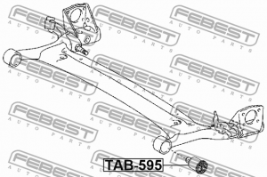 Сайлентблок Задней Балки TOYOTA COROLLA ZRE172 13- TAB-595 TAB-595 FEBEST