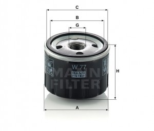 RENAULT R18/R5  72-86 W 77 MANN FILTER