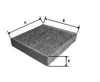 Фильтр салона AG588CF AG 588 CF GOODWILL