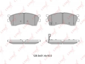 Колодки тормозные передние подходит для KIA Spectra 05 / Clarus/Rio 00-05/Shuma  BD-4403 LYNXAUTO