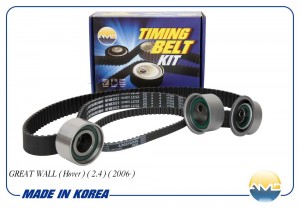 Комплект ГРМ (ремень ГРМ+ремень баланс.+три ролика) GREAT WALL Hover, 2.4, 2006- AMD.KITBR34 AMD