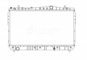 Радиатор охл. для а/м Chevrolet Rezzo (00-) МТ LRc0522 LRC0522 LUZAR