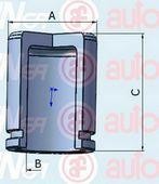 поршень суппорта! d43\ Honda Accord VIII 08>, Hyundai Santa Fe 01-06, Ssang Yong D025264 AUTOFREN SEINSA