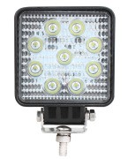 фара светодиодная! WL-132F (ближн. свет, кв. мет.корп. 9 LED по кругу, 27W)\ 5207 VYMPEL