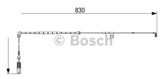 ДАТЧИК ИЗНОСА ДИСК.КОЛ.ПЕР 1 987 473 579 BOSCH