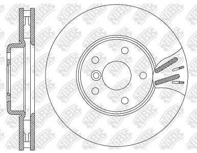 Диск тормозной BMW 3,5,7 (G11,G12),X3 (G01,F97),X4 (G02,F98),X5 (G05,F95),X6,X7  RN2261SET NIBK