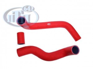 Патрубок системы охлаждения для а/м УАЗ 3163 "MetalPart" (3 шт.) "ПТП64" красный PTP002245 PTP 64