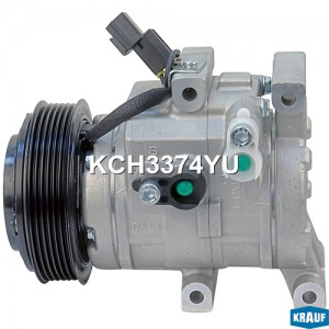 Компрессор HYUNDAI Solaris (10-) KIA Rio (11-) кондиционера KRAUF KCH3374YU KRAUF