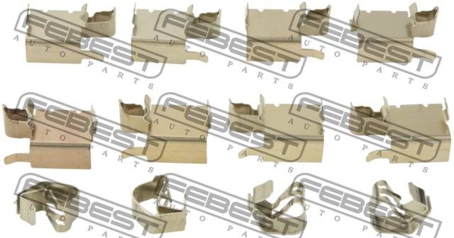 Монтажный комплект для дисковых колодок TOYOTA 2005-2012 0103-NRE180F 0103-NRE180F FEBEST