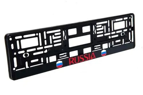 рамка номерная универсальная! черная RUSSIA\ BRX0270006 BRIX