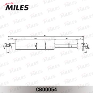 Амортизатор крышки багажника HYUNDAI TUCSON 04- (Lesjofors 81 372 22) CB00054 CB00054 MILES
