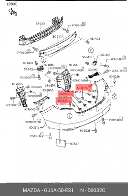 Пистон MAZDA OE GJ6A50ES1 MAZDA