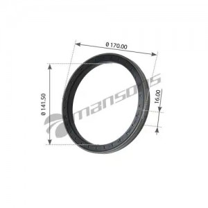 сальник 142x170x15/1 100.580 MANSONS