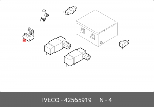 42565919 Клапан пневматический 42565919 IVECO