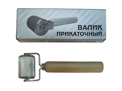 Ролик прикаточный металлический с деревянной ручкой (маленький) 30мм STP 00531-00-00 STANDARTPLAST